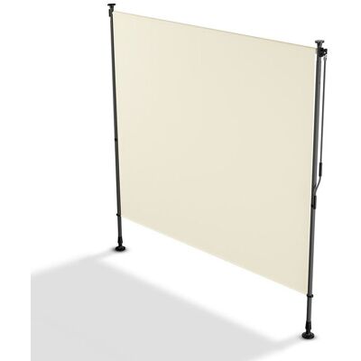 Juskys Függőleges erkély napellenző 200x228-316 cm UV védelem bézs Juskys Függőleges erkély napellenző 200x228-316 cm UV védelem bézs