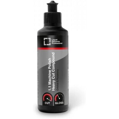 Liquid Elements 1.1 Machine Polish Heavy Cut Compound polírozópaszta (250 ml) Liquid Elements 1.1 Machine Polish Heavy Cut Compound polírozópaszta (250 ml)