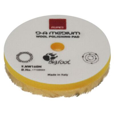RUPES D-A Medium Wool Polishing Pad 130 mm gyapjú polírozókorong RUPES D-A Medium Wool Polishing Pad 130 mm gyapjú polírozókorong