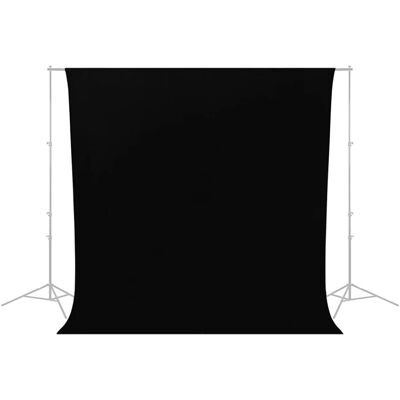Caruba gyűrődésálló háttér 2,60m x 3m fekete Caruba gyűrődésálló háttér 2,60m x 3m fekete