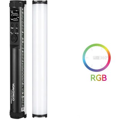 Yongnuo YN60 RGB Videó LED Fény-cső -30cm Színes 10W 2473LUX 2000-10.000K Fotós Lámpa Yongnuo YN60 RGB Videó LED Fény-cső -30cm Színes 10W 2473LUX 2000-10.000K Fotós Lámpa