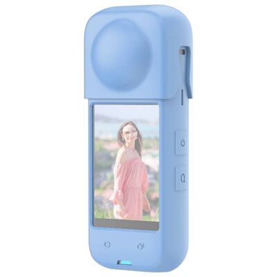 PULUZ szilikon védő tok az Insta360 X4 készülékhez (kék) PULUZ szilikon védő tok az Insta360 X4 készülékhez (kék)