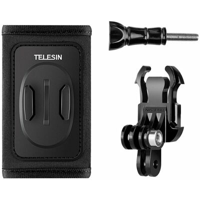 TELESIN Akciókamera/ GoPro Hero Hátizsák pánt rögzítő tartó KIT (+ J-Hook Set) TELESIN Akciókamera/ GoPro Hero Hátizsák pánt rögzítő tartó KIT (+ J-Hook Set)