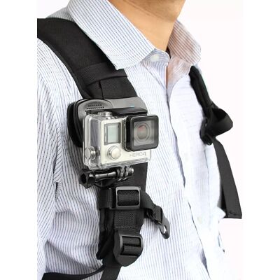 TELESIN GoPro Hero hátizsák rögzítő klip - forgatható hátizsákra rögzíthető csipesz TELESIN GoPro Hero hátizsák rögzítő klip - forgatható hátizsákra rögzíthető csipesz