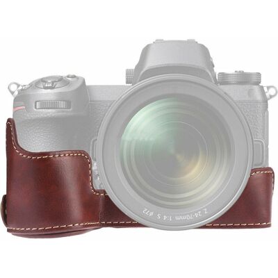 PULUZ Nikon Z6 / Z7 PU Bőr Védőtok (Barna) PULUZ Nikon Z6 / Z7 PU Bőr Védőtok (Barna)