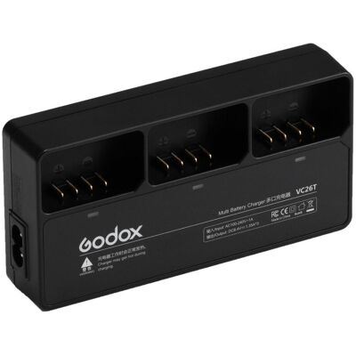 GODOX V1 Tripla akkumulátortöltő állomás GODOX V1 Tripla akkumulátortöltő állomás