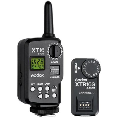 Godox XT-16S Rádiós Vakukioldó Jeladó Kit -2.4Ghz Flash Trigger 1+1 Godox XT-16S Rádiós Vakukioldó Jeladó Kit -2.4Ghz Flash Trigger 1+1