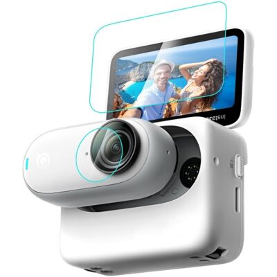 PULUZ Insta360 GO 3 2in1 Kijelző és Lencse-Védő Edzett Üveg PULUZ Insta360 GO 3 2in1 Kijelző és Lencse-Védő Edzett Üveg
