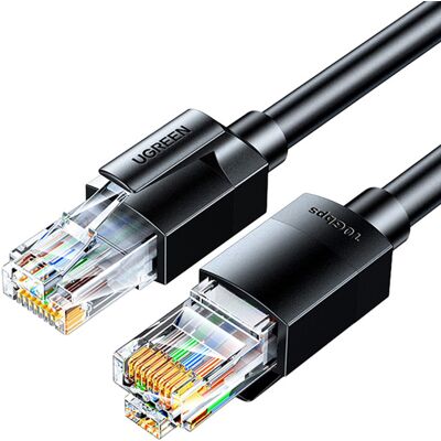 UGREEN NW315 Cat6A UTP Ethernet kábel 3m - fekete UGREEN NW315 Cat6A UTP Ethernet kábel 3m - fekete
