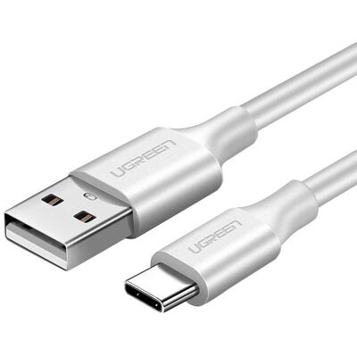 UGREEN USB és USB-C QC3.0 Kábel, 0,25 m (Fehér) UGREEN USB és USB-C QC3.0 Kábel, 0,25 m (Fehér)