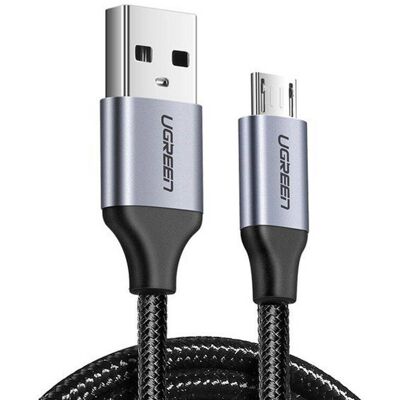 UGREEN USB-Micro USB Kábel, QC3.0, 2.4A, 1.5m (Fekete) UGREEN USB-Micro USB Kábel, QC3.0, 2.4A, 1.5m (Fekete)
