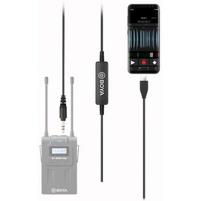 Boya 35C USB-C hangadapter - Mikrofoncsatlakozás Boya 35C USB-C hangadapter - Mikrofoncsatlakozás