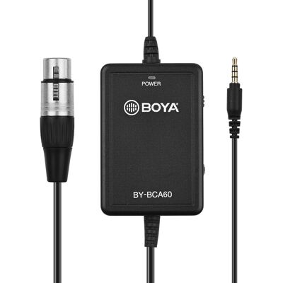 Boya BY-BCA60 XLR - 3,5mm Jack TRRS Átalakító (600cm) Boya BY-BCA60 XLR - 3,5mm Jack TRRS Átalakító (600cm)