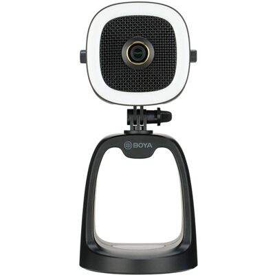 BOYA BY-CM6A All-in-one FHD-1080p Webkamera & LED & USB Asztali Mikrofon BOYA BY-CM6A All-in-one FHD-1080p Webkamera & LED & USB Asztali Mikrofon