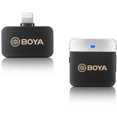 Boya BY-M1V5 Vezeték nélküli mikrofon készlet - Kompatibilis iOS Boya BY-M1V5 Vezeték nélküli mikrofon készlet - Kompatibilis iOS