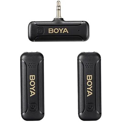 BOYA BY-WM3T2-M2 2.4GHz Vezeték nélküli Mikrofon Kit (Jack 3.5mm) v2.0 2+1 BOYA BY-WM3T2-M2 2.4GHz Vezeték nélküli Mikrofon Kit (Jack 3.5mm) v2.0 2+1