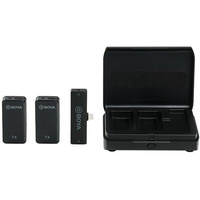BOYA BY-XM6-K5 2.4GHz Dual-Ultra-kompakt Vezeték-nélküli USB-C Mikrofon-rendszer 1+1 BOYA BY-XM6-K5 2.4GHz Dual-Ultra-kompakt Vezeték-nélküli USB-C Mikrofon-rendszer 1+1
