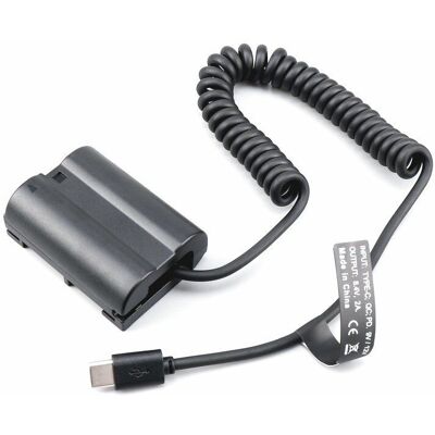 FOTGA Nikon EN-EL15 akkumulátor adapter - ENEL15 USB-C folyamatos töltő akkumulátor FOTGA Nikon EN-EL15 akkumulátor adapter - ENEL15 USB-C folyamatos töltő akkumulátor