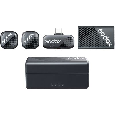 Godox Cube C Combo Kit2 2.4GHz Vezeték Nélküli Mikrofon Kit - USB-C 2+1 Godox Cube C Combo Kit2 2.4GHz Vezeték Nélküli Mikrofon Kit - USB-C 2+1