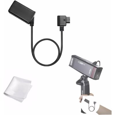 Godox Dummy Akkumulátor Kábel BG02 AD200proII AD300Pro Vakukhoz Godox Dummy Akkumulátor Kábel BG02 AD200proII AD300Pro Vakukhoz