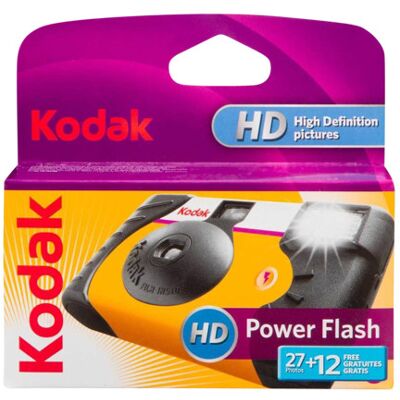 Kodak Power Flash 27+12 egyszer használatos fényképezőgép Kodak Power Flash 27+12 egyszer használatos fényképezőgép