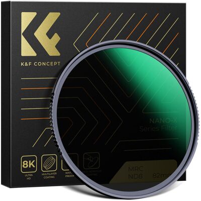 K&F Concept K&F; Concept 67mm ND8 Nano-X Neutral Density (ND0.9 3-Stop) - ND szűrő K&F Concept K&F; Concept 67mm ND8 Nano-X Neutral Density (ND0.9 3-Stop) - ND szűrő