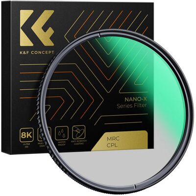K&F Concept K&F; Concept 105mm XC15 Nano-X B270 CPL polárszűrő (HD, vízálló, karcálló, zöld bevonat) K&F Concept K&F; Concept 105mm XC15 Nano-X B270 CPL polárszűrő (HD, vízálló, karcálló, zöld bevonat)