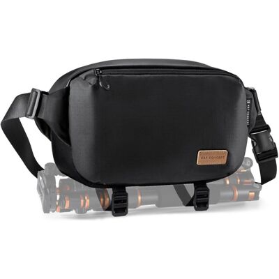 K&F Concept K&F; Concept 2in1 sling fotóstáska 10L – Urban Wander 01 (fekete + barna) K&F Concept K&F; Concept 2in1 sling fotóstáska 10L – Urban Wander 01 (fekete + barna)
