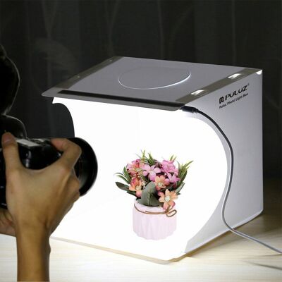 PULUZ Fotódoboz, Tárgysátor - 23x23cm összecsukható LED Fotobox (20cm) PULUZ Fotódoboz, Tárgysátor - 23x23cm összecsukható LED Fotobox (20cm)