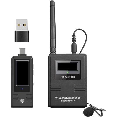 Saramonic WM2100 U1 2.4Ghz Dual Vezetéknélküli Mikrofon Kit 1+1 Saramonic WM2100 U1 2.4Ghz Dual Vezetéknélküli Mikrofon Kit 1+1