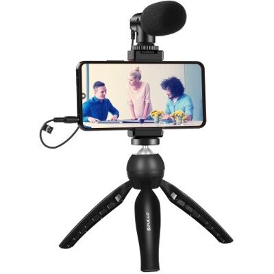 PULUZ Live Broadcast Smartphone Video Vlogger készletek (fekete) PULUZ Live Broadcast Smartphone Video Vlogger készletek (fekete)