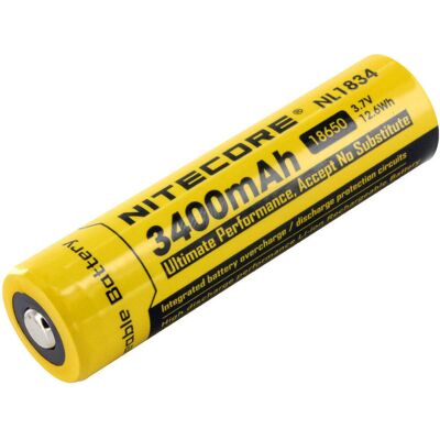Nitecore NL1834 Újratölthető 18650 Akkumulátor - Akkumulátor Nitecore NL1834 Újratölthető 18650 Akkumulátor - Akkumulátor