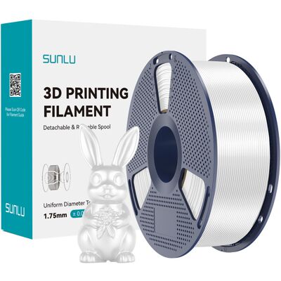 Sunlu PLA+ selyemszál (fehér) Sunlu PLA+ selyemszál (fehér)