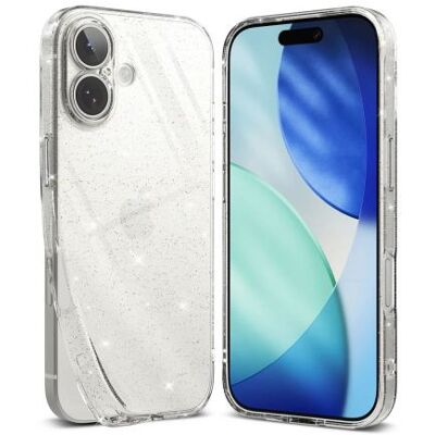 Ringke iPhone 17 tok Air csillámos átlátszó Ringke iPhone 17 tok Air csillámos átlátszó