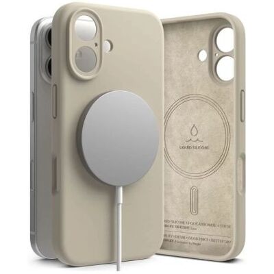 Ringke iPhone 16 Szilikon mágneses tok - Elegáns és tartós Ringke iPhone 16 Szilikon mágneses tok - Elegáns és tartós