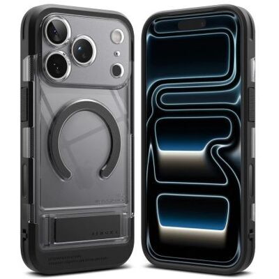 Ringke iPhone 17 Pro Max tok UX mágneses Smoke (fekete) Ringke iPhone 17 Pro Max tok UX mágneses Smoke (fekete)