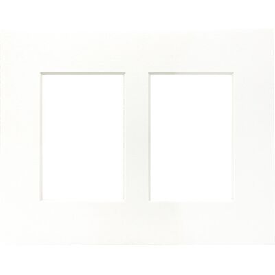 Focus Passepartout képkeret 24x30cm (2 fotó) - fehér Focus Passepartout képkeret 24x30cm (2 fotó) - fehér
