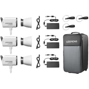 Godox Litemons LA150R 165W RGB LED videólámpa Trio készlet Godox Litemons LA150R 165W RGB LED videólámpa Trio készlet