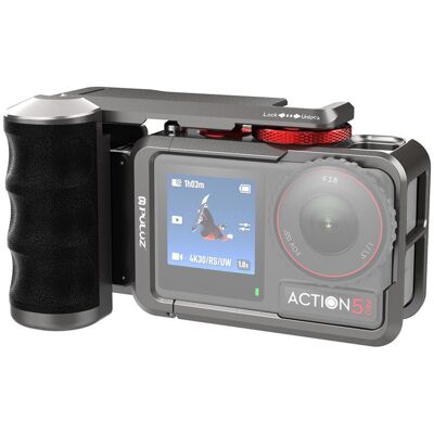Puluz DJI Osmo Action 5 Pro / Action 4 / Action 3 Fém védőtáska fogantyúval Puluz DJI Osmo Action 5 Pro / Action 4 / Action 3 Fém védőtáska fogantyúval