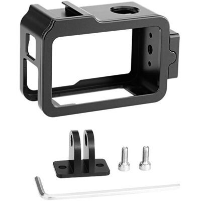 PULUZ Fémház vakupapucs rögzítéssel a DJI Osmo Action 4/3-hoz PULUZ Fémház vakupapucs rögzítéssel a DJI Osmo Action 4/3-hoz