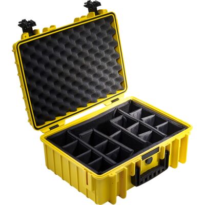 BW Outdoor Cases Type 5000 kemény védőkoffer választórekeszes rendszerrel (sárga) BW Outdoor Cases Type 5000 kemény védőkoffer választórekeszes rendszerrel (sárga)