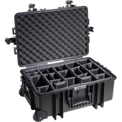 BW Outdoor Cases 6700 keménytok, fekete, rekeszes rendszerezővel (divider system) BW Outdoor Cases 6700 keménytok, fekete, rekeszes rendszerezővel (divider system)