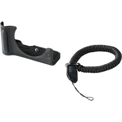 SmallRig Canon EOS R50V bőr fél tok készlet (5433) - fekete SmallRig Canon EOS R50V bőr fél tok készlet (5433) - fekete