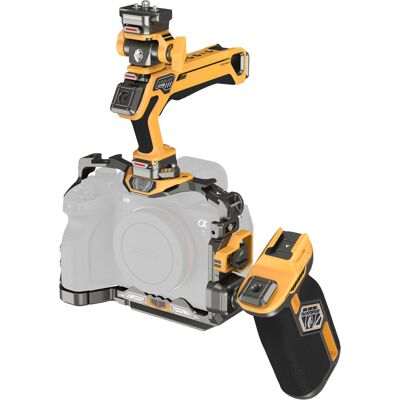 SmallRig Sony A7R V/A7 IV/A7S III HawkLock gyorskioldó kamera cage szett - Advanced/BumbleBee kiadás (5518) SmallRig Sony A7R V/A7 IV/A7S III HawkLock gyorskioldó kamera cage szett - Advanced/BumbleBee kiadás (5518)