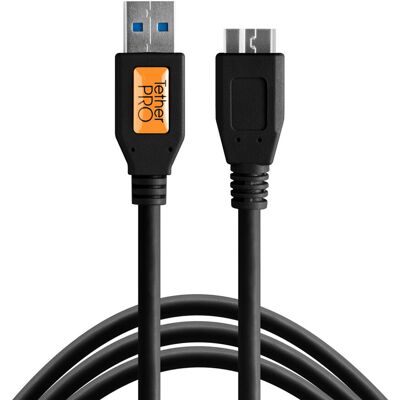 Tether Tools Pro USB 3.0 Micro-B kábel - kék (460cm) Tether Tools Pro USB 3.0 Micro-B kábel - kék (460cm)