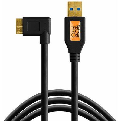 Tether Tools - TetherPro USB 3.0 A to Micro-B Angled Tether Tools - TetherPro USB 3.0 A to Micro-B Angled