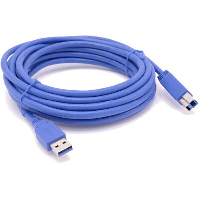 Caruba USB 3.0 kábel (A apa - B apa, 5m) Caruba USB 3.0 kábel (A apa - B apa, 5m)