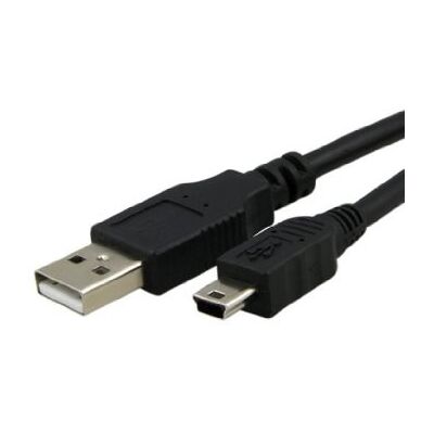 CARUBA USB-kábel - 2M USB to Mini USB - 5-pins CARUBA USB-kábel - 2M USB to Mini USB - 5-pins