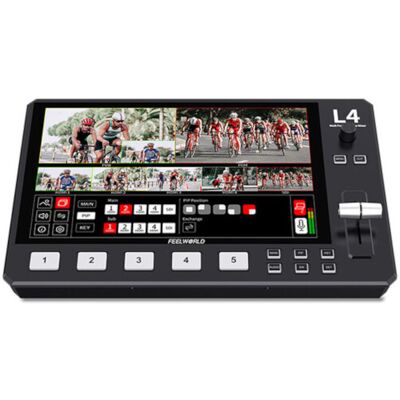 Feelworld L4 10,1'' Videókapcsoló - Több Kamerás Élő Közvetítés Feelworld L4 10,1'' Videókapcsoló - Több Kamerás Élő Közvetítés