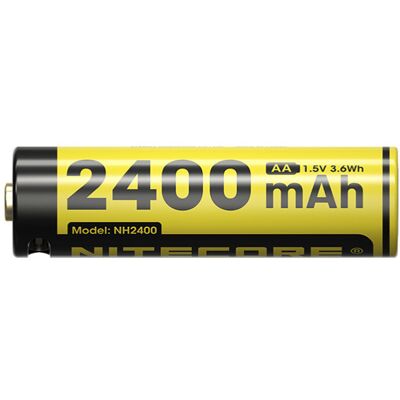 Nitecore NH2400 1,5V Li-ion AA akkumulátor (USB-C töltőport) Nitecore NH2400 1,5V Li-ion AA akkumulátor (USB-C töltőport)